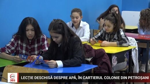 Lectie deschisă despre apă în cartierul Colonie din Petroșani