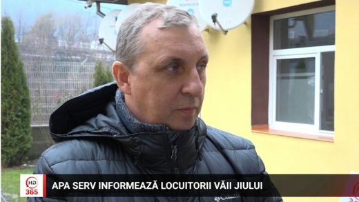 Apa Serv informează locuitorii Văii Jiului